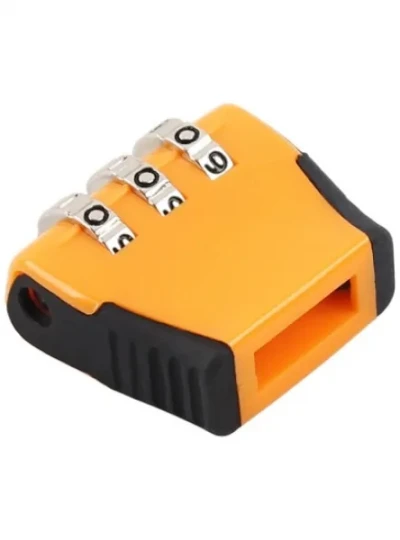 [강원전자] 다이얼형 USB 단자 잠금장치, NM-UDL01 [오렌지]