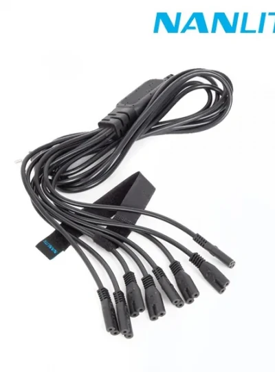 [NANLITE] 난라이트 1/8 DC Power Cable 파보튜브 8 in 1 케이블 / PavoTube 호환 가능