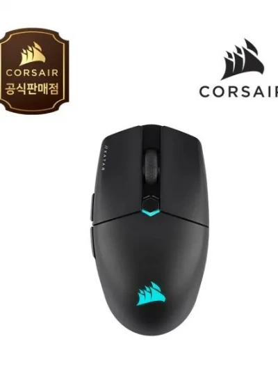 [CORSAIR] 유.무선.블루투스 게이밍 광마우스, KATAR Elite Wireless (카타르 엘리트 와이어리스) [블랙/USB]